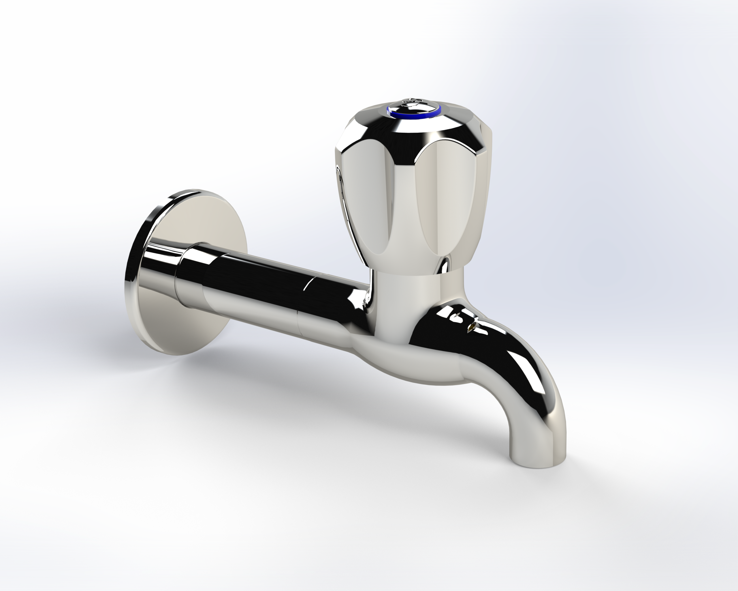 206EXT-15-Stella.png Cobra Stella Original Light Pattern Extended Bibtap 1/2 Chrome - Image 1