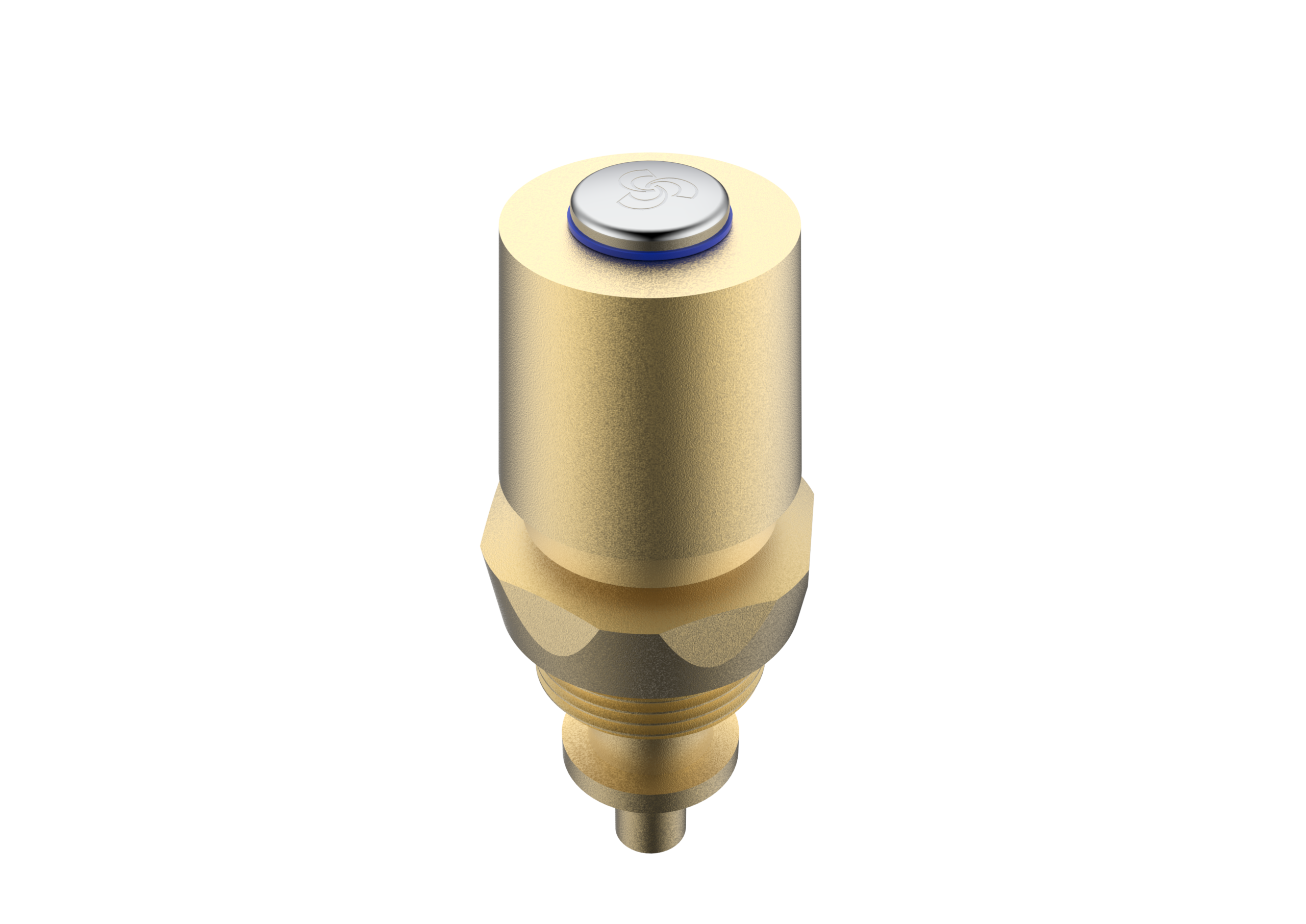 210H80762NT-FAF10.png Cobra Demand Headpart Blue Rough Brass - Image 1