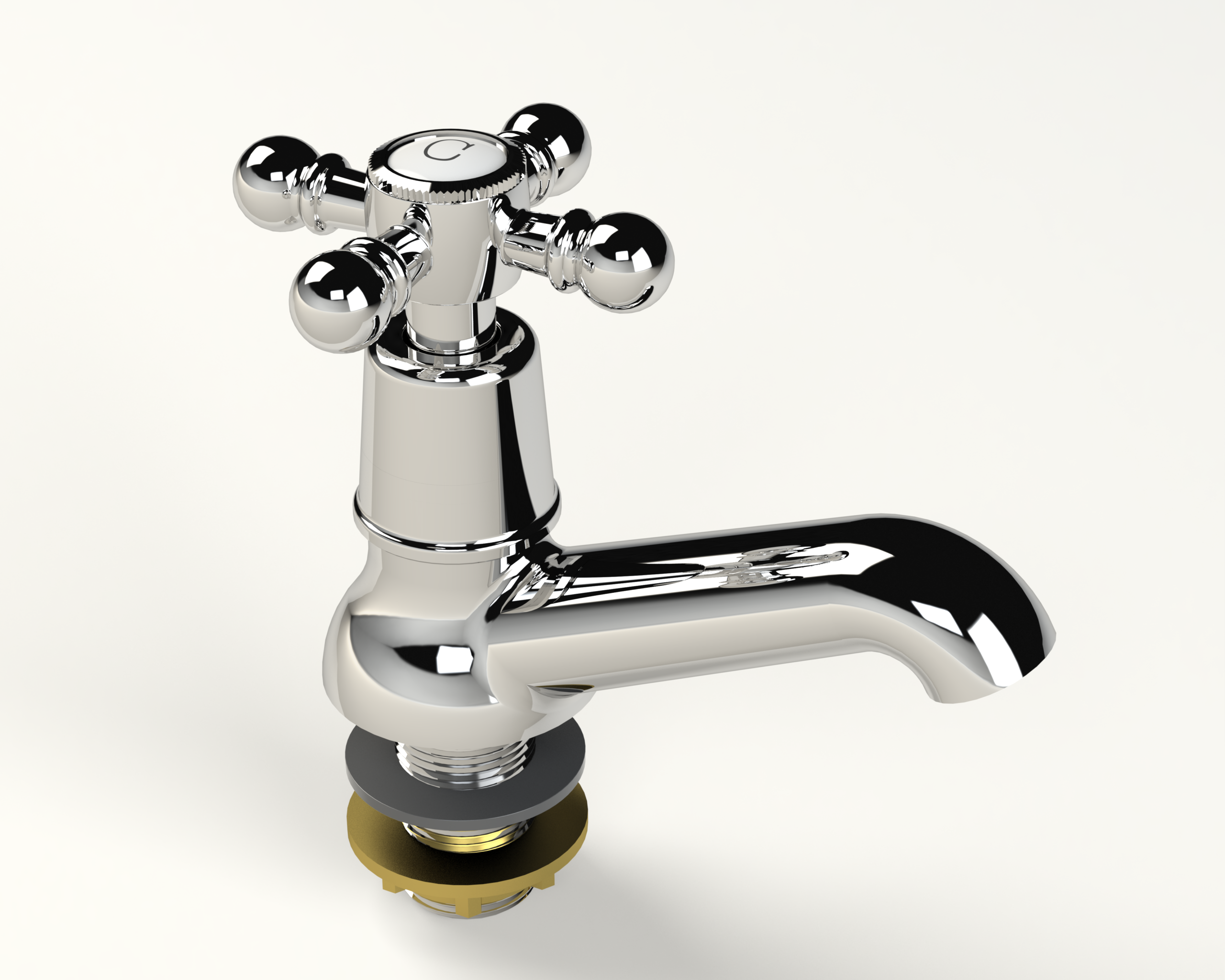 211-15-Roma.png Cobra Roma Original Light Pattern Pillar Tap 15mm Chrome - Image 1