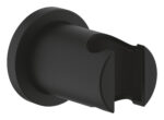 Grohe Rsh Shower Holder, Non Adjustable, Round Collar Phantom Black