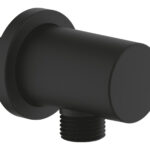Grohe Rsh Wall Union 1/2", With Round Collar Phantom Black
