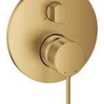 LAUNCHING MARCH 2026 Grohe Essence Single-Lever Mixer With 3-Way Diverter Brushed Cool Sunrise