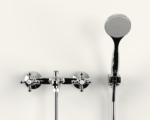 Cobra Roma Original Light Pattern Bath Mixer Wall Type & Handshower