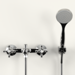 Cobra Roma Original Light Pattern Bath Mixer Wall Type & Handshower