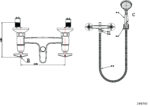 Cobra Star Original Light Pattern Bath Diverter Mixer Wall Type 1/2 MI Chrome - Image 2
