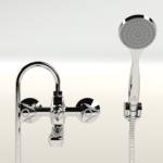 Cobra Carina Original Light Pattern Bath Diverter Mixer Wall Type Chrome