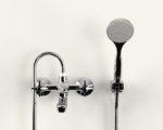 Cobra Star Original Light Pattern Bath Diverter Mixer Wall Type 1/2 MI Chrome
