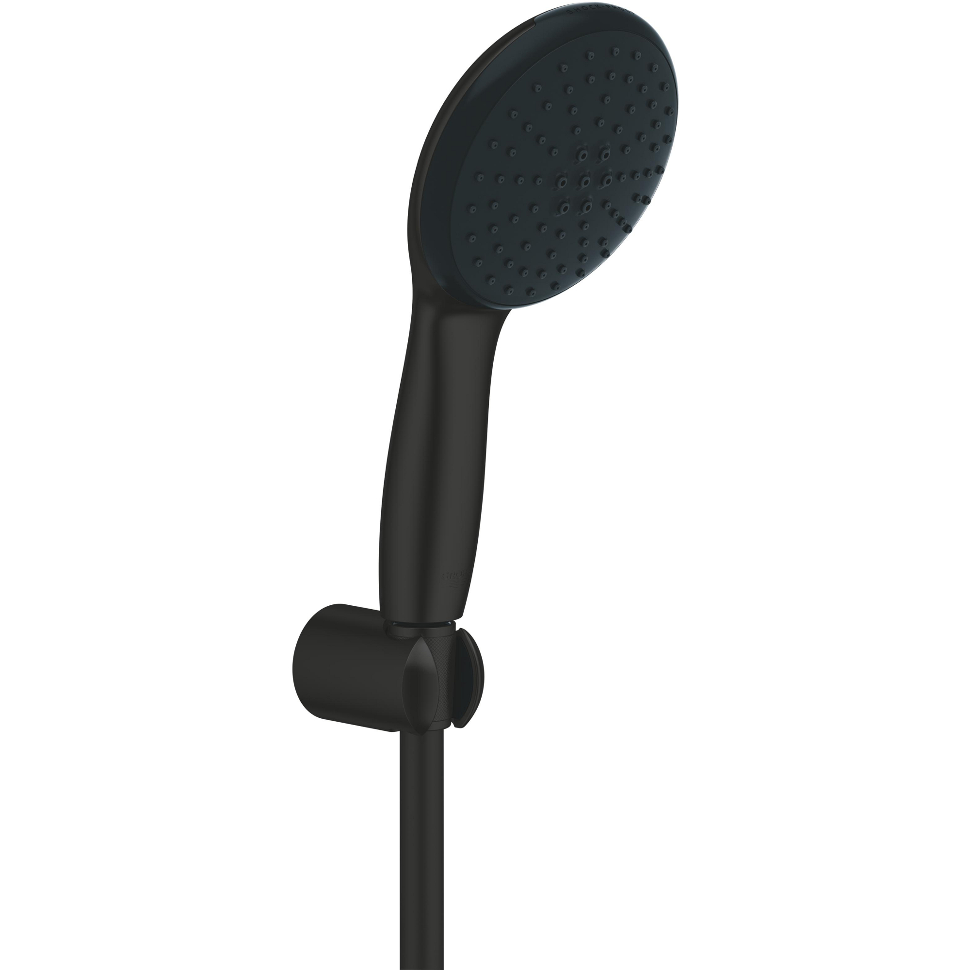 261642433.jpg Grohe Tempesta 110 Wall Holder Set 2 Sprays (Rain, Jet) Matte Black - Image 1