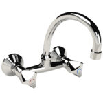Cobra Carina Original Light Pattern Sink Mixer Wall Type 1/2 Chrome