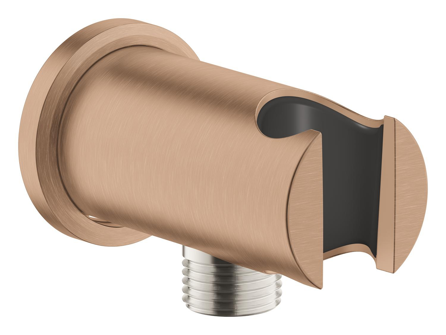 26658DL0.jpg LAUNCHING MARCH 2026 Grohe Rain Shower Wall Union With Holder Brushed Warm Sunset - Image 1