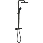 Grohe Tempesta System 250 Shower System With Thermostat For Wall Mounting Matte Black