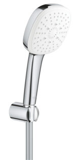 Grohe Tempesta Cube 110 Wall Holder Set 3 Sprays (Rain, Jet, Massage) Chrome