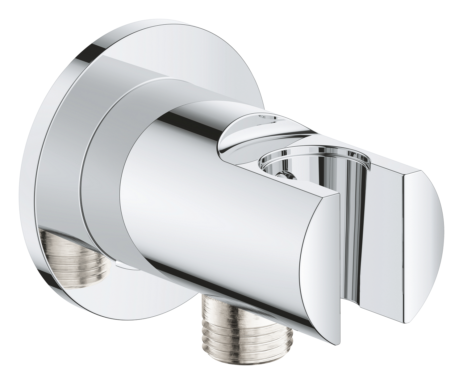 28628001.jpg Grohe Tempesta Wall Union With Shower Holder Chrome - Image 1