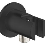 Grohe Tempesta Wall Union With Holder Matte Black