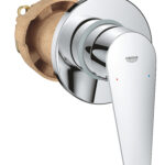 Grohe New BauEdge Single-lever shower mixer 1/2" chrome