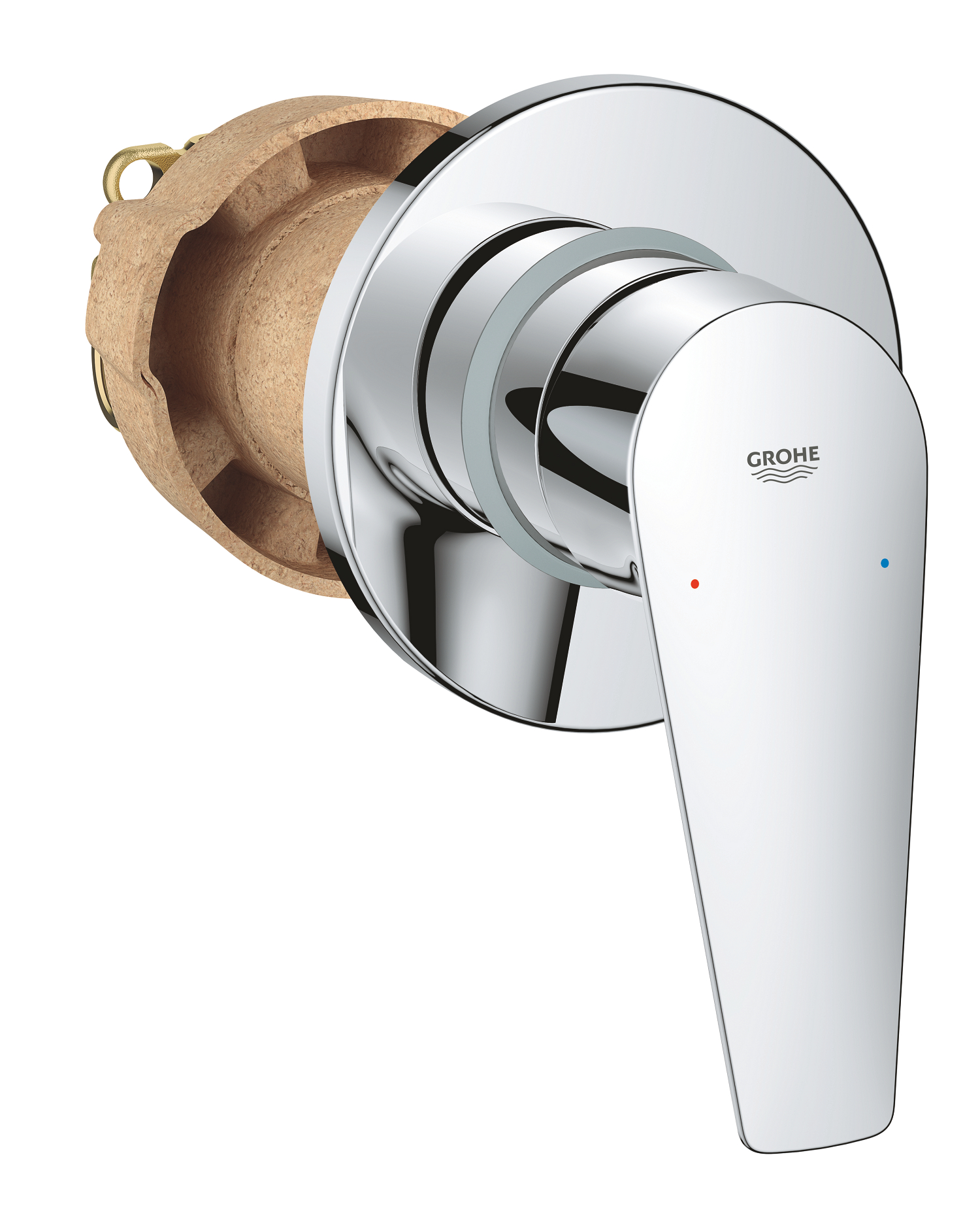 29040001.jpg Grohe New BauEdge Single-lever shower mixer 1/2" chrome - Image 1