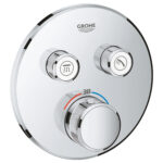 Grohe Grohtherm SmartControl Thermostat for concealed installation with 2 valves chrome