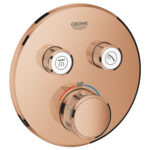 Grohe Thermostat for concealed installation with 2 valves warm sunset