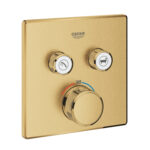 LAUNCHING MARCH 2026 Grohe Grohtherm Smartcontrol Thermostat For Concealed Installation With 2 Valves Brushed Cool Sunrise