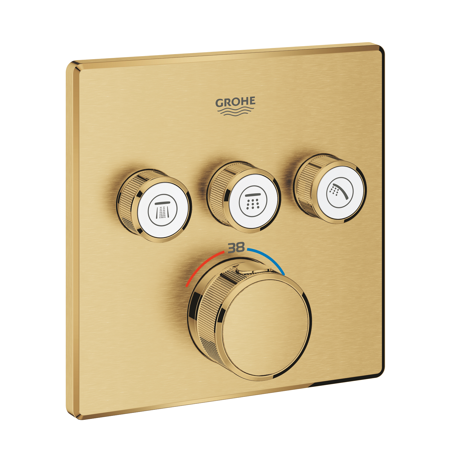 29126GN0.jpg LAUNCHING MARCH 2026 Grohe Grohtherm Smartcontrol Thermostat For Concealed Installation With 3 Valves Brushed Cool Sunrise - Image 1