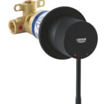 Grohe Essence Slm Rough-In + Trim Shower Isr Phantom Black