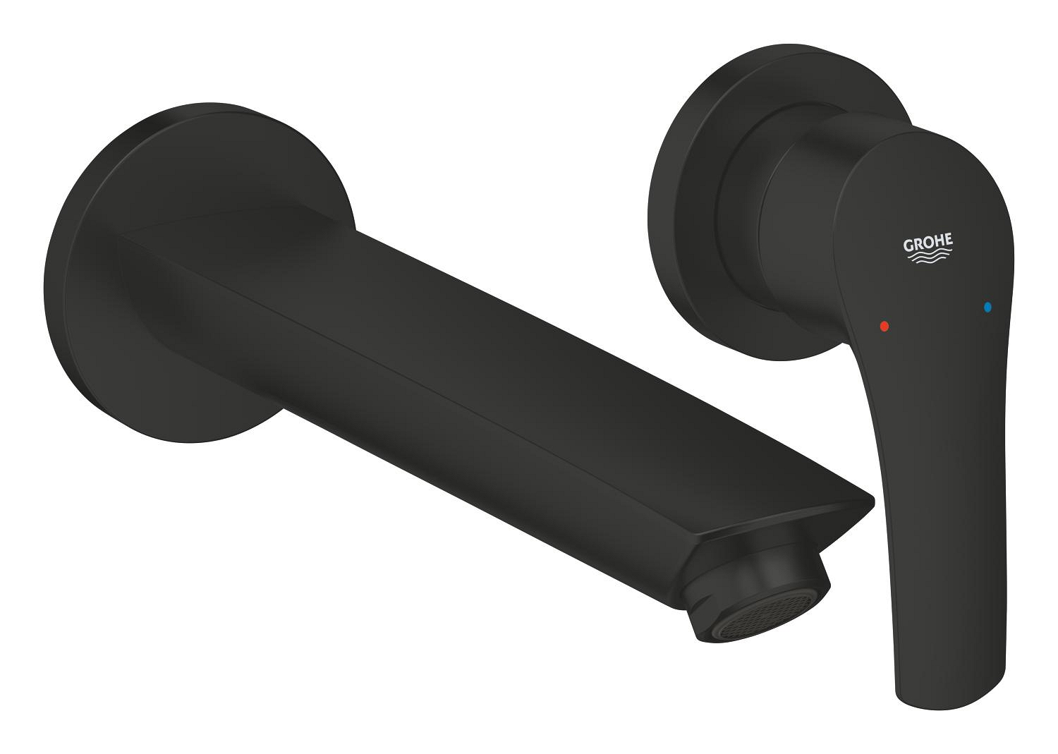 293382433.jpg Grohe Eurosmart 2-Hole Basin MixerM-Size Matte Black - Image 1