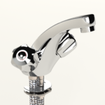 Cobra Stella Original Light Pattern Basin Mixer Cast Spout Plug&Chain 1/2 Chrome