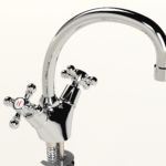 Cobra Roma Original Light Pattern Sink Mixer Pillar Type Chrome