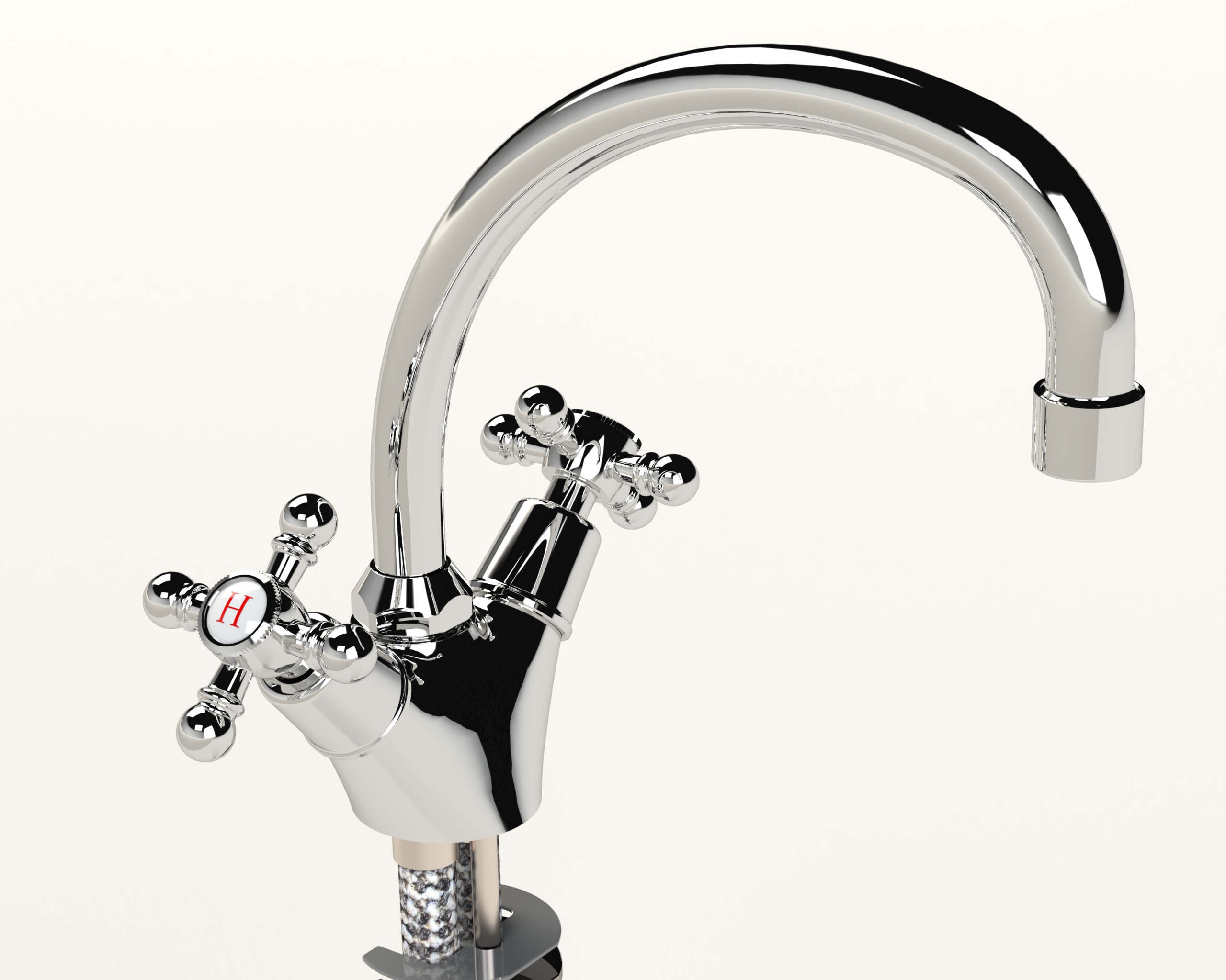 296-Roma_2.png Cobra Roma Original Light Pattern Sink Mixer Pillar Type Chrome - Image 1