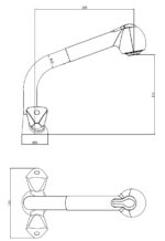 Cobra Carina Light Pattern Sink Mixer & Handspray 1/2 Chrome - Image 2