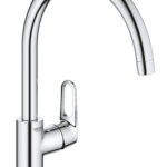 Grohe BauFlow Single-lever sink mixer 1/2" chrome