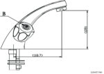 Cobra Stella Original Light Pattern Basin Mixer Cast Spout Plug&Chain 1/2 Chrome - Image 2