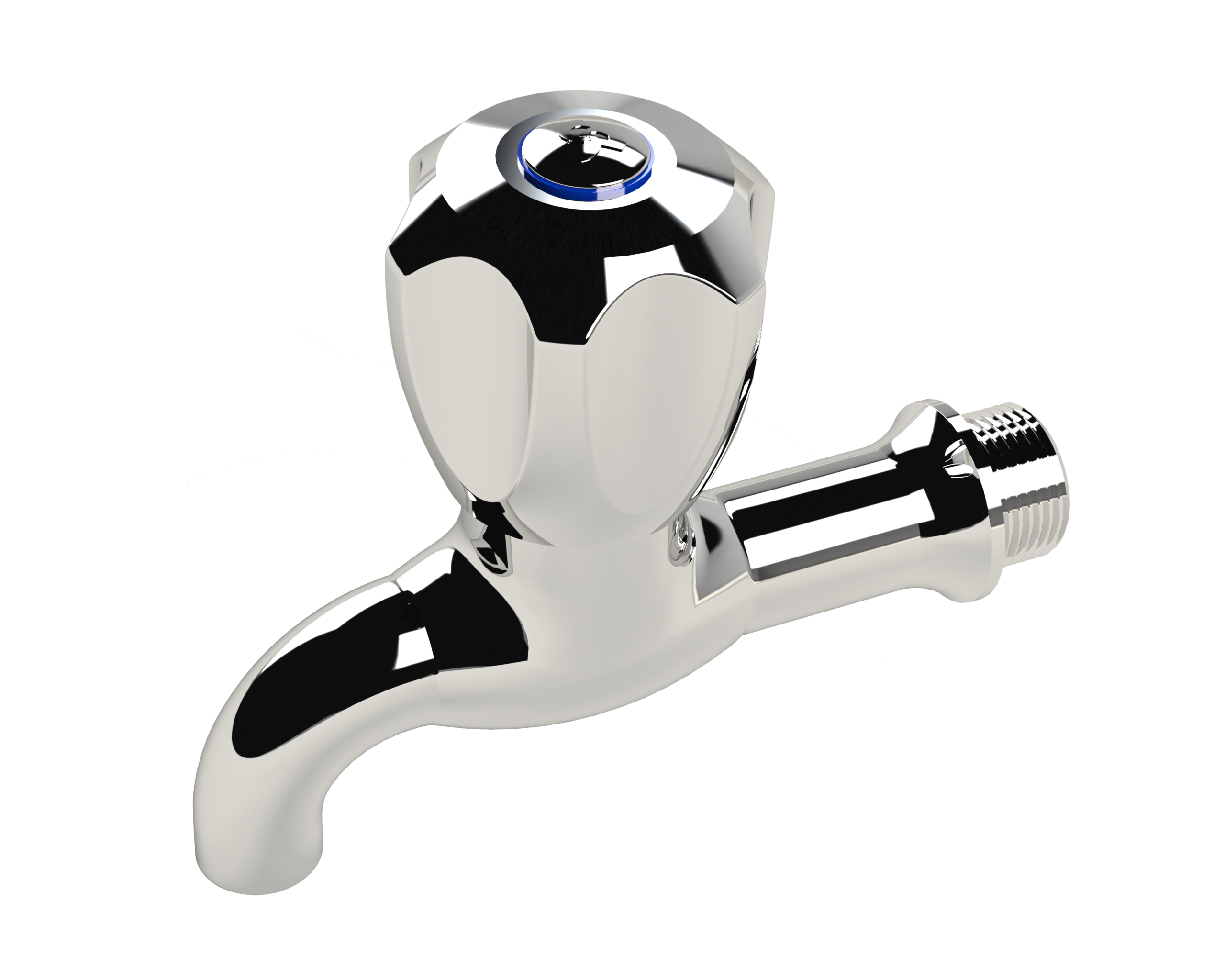 3306ST-15-NV.png Cobra Stella Original Light Pattern Bibtap 1/2 MI Chrome - Image 1