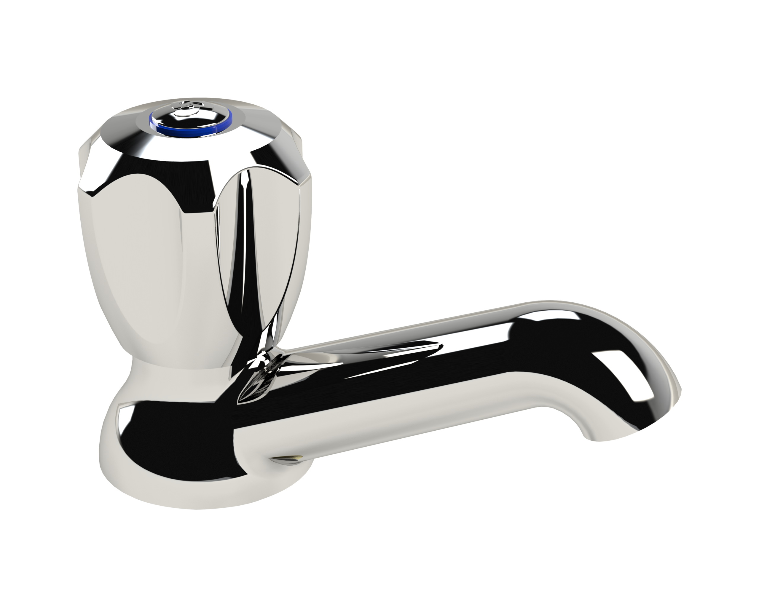 3311ST-15NV.png Cobra Stella Original Light Pattern Pillar Tap Round 1/2 MI Chrome - Image 1