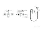 Cobra Stella Original Light Pattern Bath Diverter Mixer & Handshower Wall Type 1/2 MI Chrome - Image 2