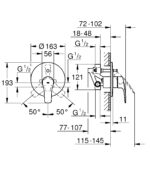 Grohe Eurosmart OHM set shower - Image 2