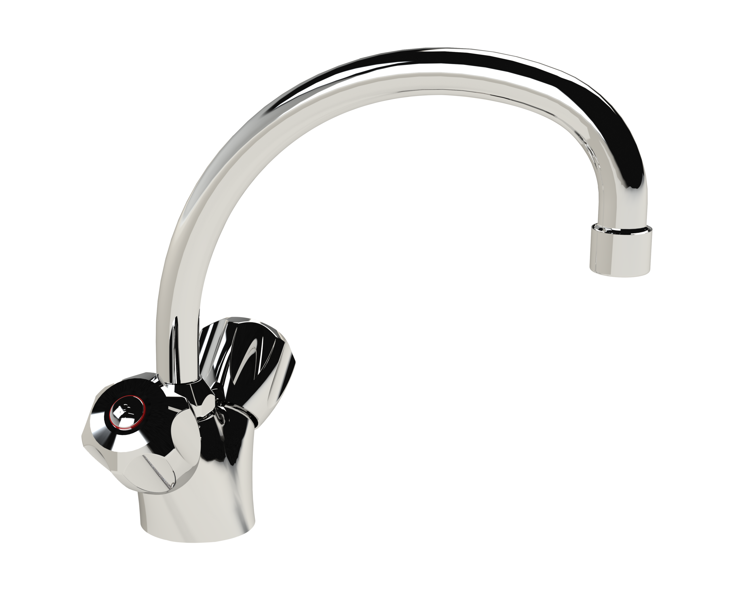 3396ST-NV.png Cobra Stella Original Light Pattern Sink Mixer Pillar Type Swivel Spout M10X1/2FI Chrome - Image 1