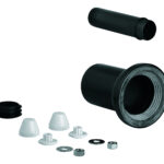 Grohe WC inlet and outlet connecting set black