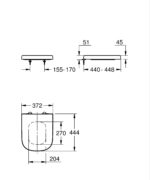 Grohe Euro Ceramic Wc Seat Soft Close Alpine White - Image 2