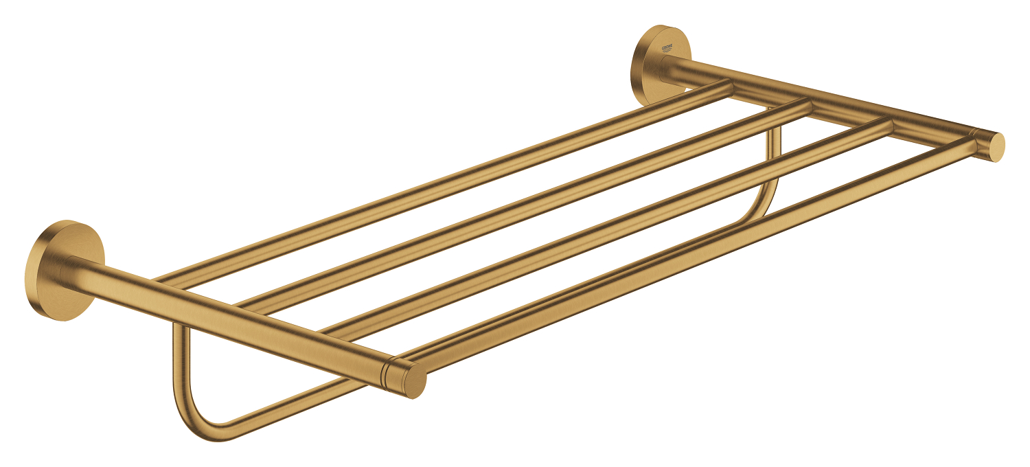 40800GN1.jpg LAUNCHING MARCH 2026 Grohe Essentials Multi Bath Towel Rack Brushed Cool Sunrise - Image 1