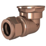 Cobra Compression Red Elbow FIXC 3/4X15 Rough Brass