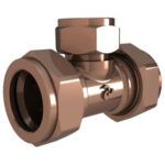 Cobra Compression Tee Reducing CXCXC 22X22X15 Rough Brass
