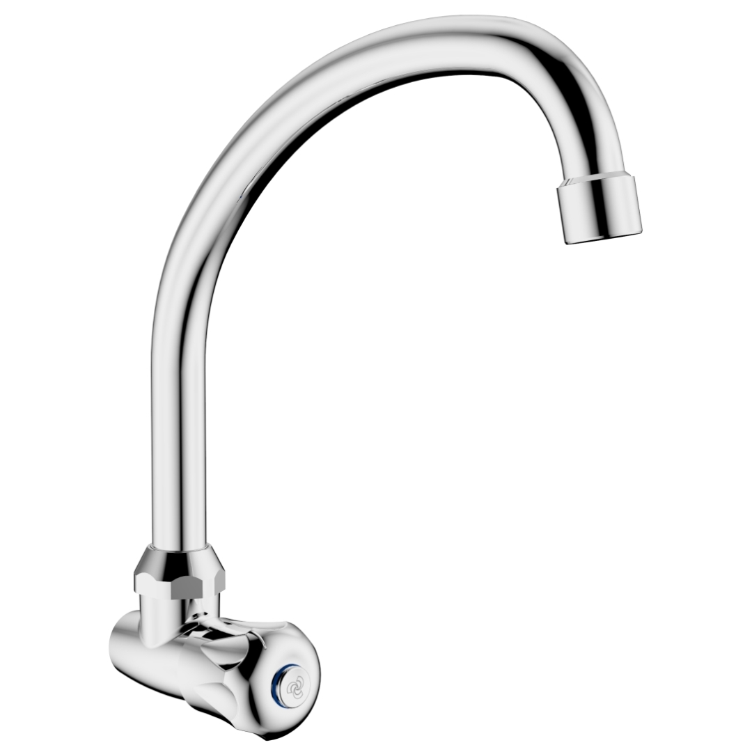 40821112313_62_0fYoyBe.jpg Cobra Stella Light Pattern Prep Bowl Tap Wall Type Swivel Spout Chrome - Image 1