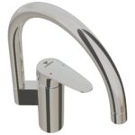 Cobra Recess Sink Mixer Pillar Type C-Spout Chrome