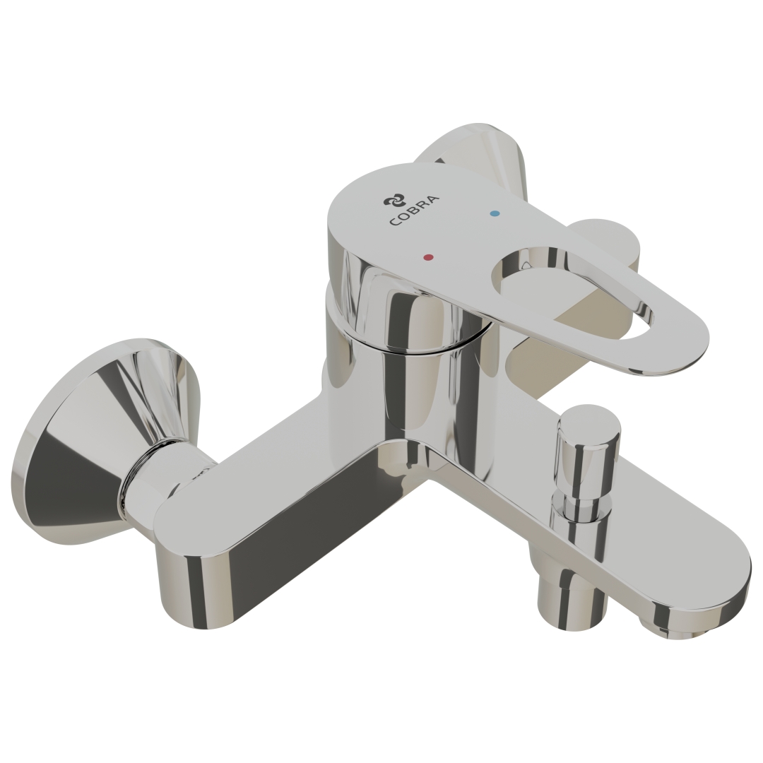40821112313_62_A9UC6Km.jpg Cobra Den Bath Mixer Exposed Wall Type Chrome - Image 1