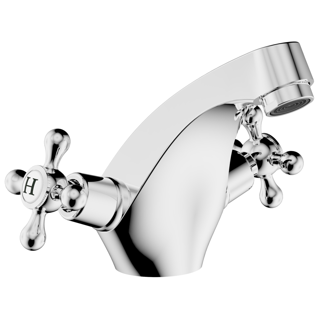 40821112313_62_Cuko8Mc.jpg Cobra Roma Light Pattern Basin Mixer Chrome - Image 1