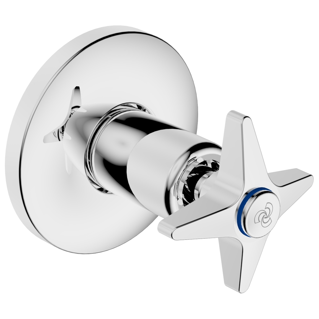 40821112313_62_FmrU1ci.jpg Cobra Star Light Pattern Stoptap Underwall CXC 1/2 Chrome - Image 1