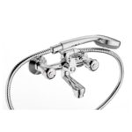 Cobra Stella Light Pattern Bath Diverter Mixer Wall Type & Handshower 1/2 Chrome
