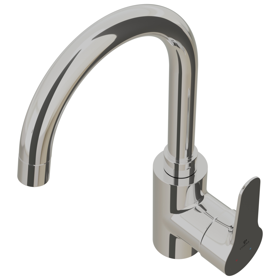 40821112313_62_MBvfiT1.jpg Cobra Breathe Basin Mixer Raised Chrome - Image 1