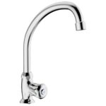 Cobra Stella Light Pattern Prep Bowl Tap Pillar Type Swivel Spout Chrome